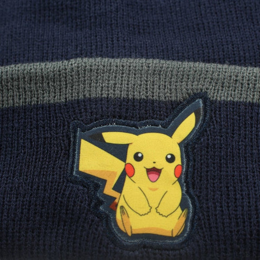 Anime Pokemon Pikachu Jungen Herbst Wintermütze Bommelmütze
