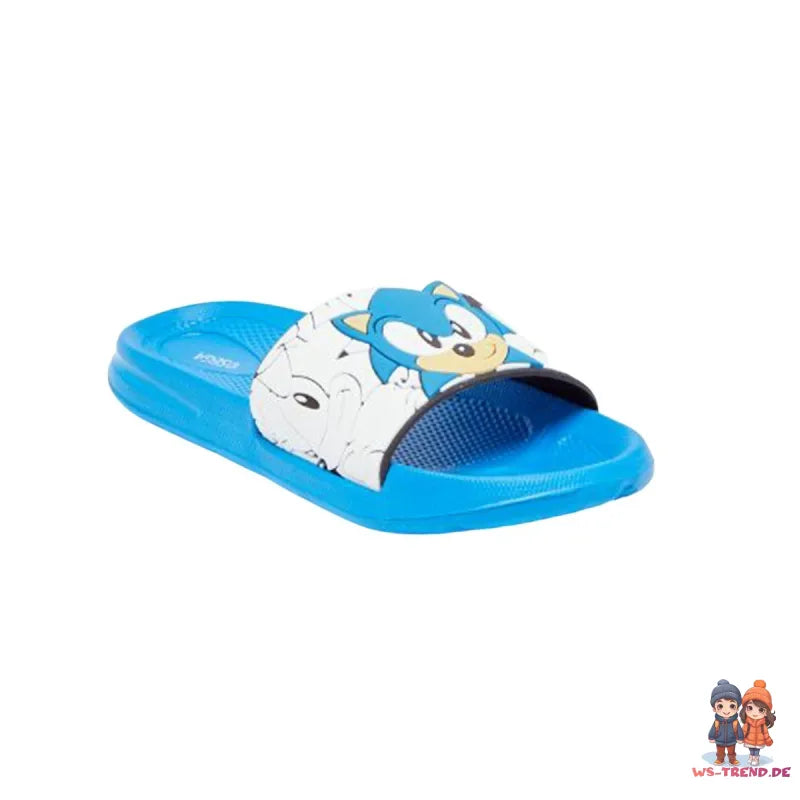 Sonic The Hedgehog 3D Optik Kinder Sandalen Badeschuhe - WS-Trend.de Latschen 25 - 34