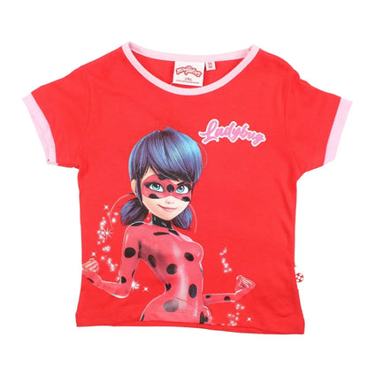 Miraculous Ladybug Mädchen Kinder T-Shirt Shirt - WS-Trend.de kurzarm Baumwolle 98-128
