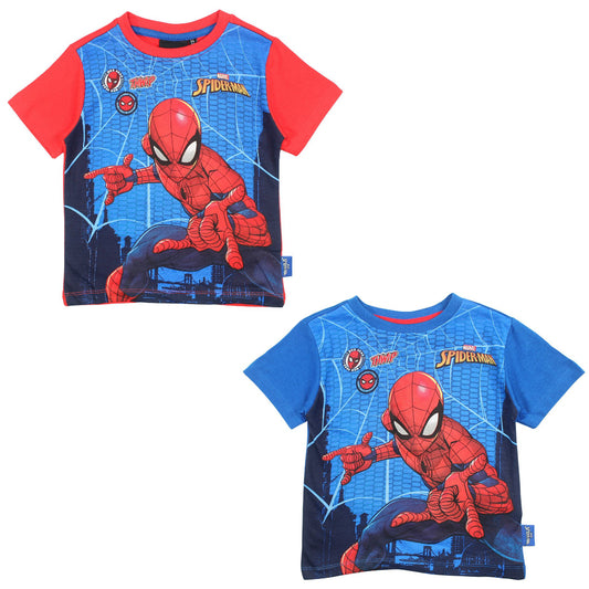Marvel Spiderman Kinder Jungen T-Shirt Kurzarm Shirt