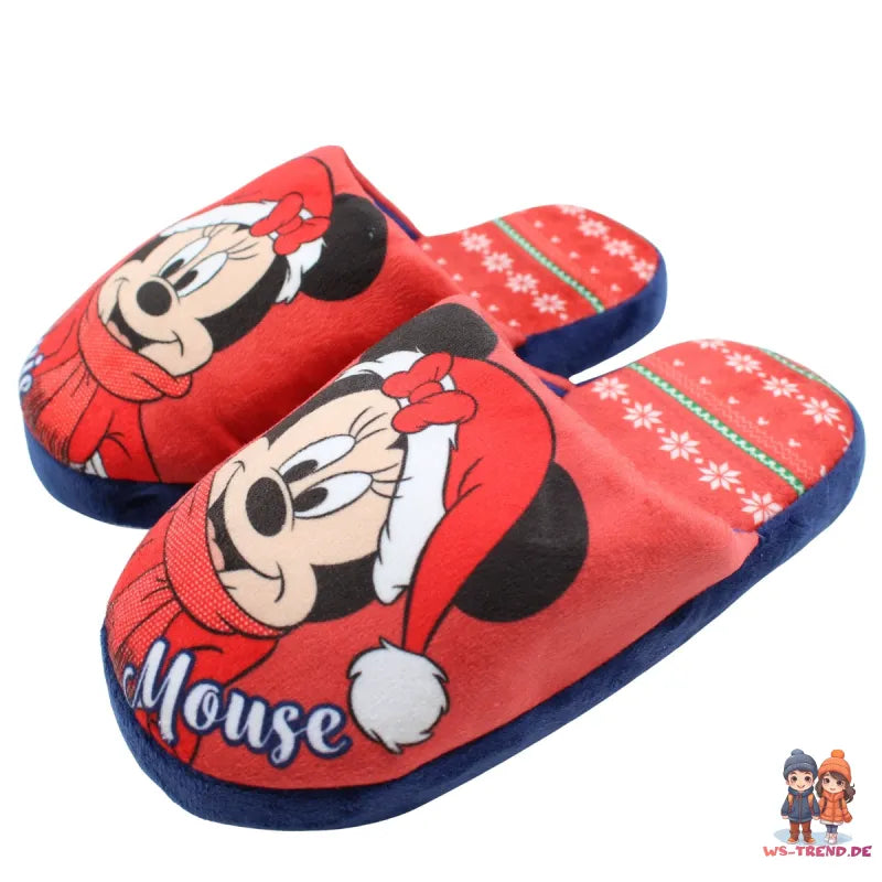 Disney Mickey Maus Kinder Hausschuhe Slipper Schlüpfschuhe Pantoffeln - WS-Trend.de
