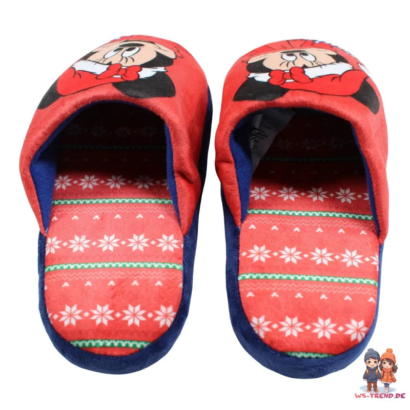 Disney Mickey Maus Kinder Hausschuhe Slipper Schlüpfschuhe Pantoffeln - WS-Trend.de