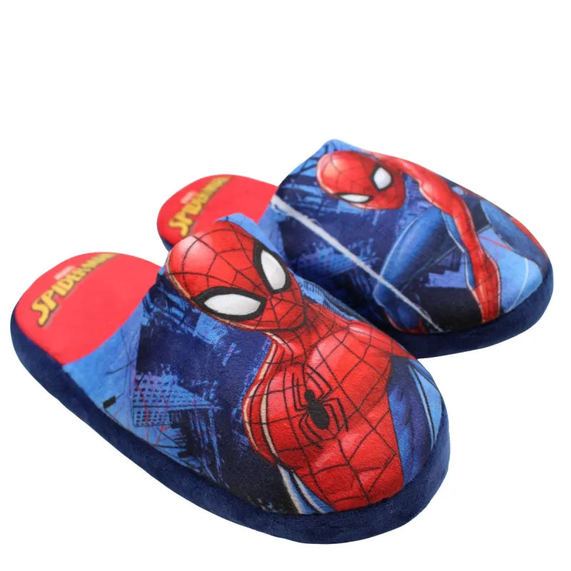 Marvel Spiderman Kinder Jungen Hausschuhe Slipper Schlüpfschuhe Pantoffeln - WS-Trend.de 28 - 34