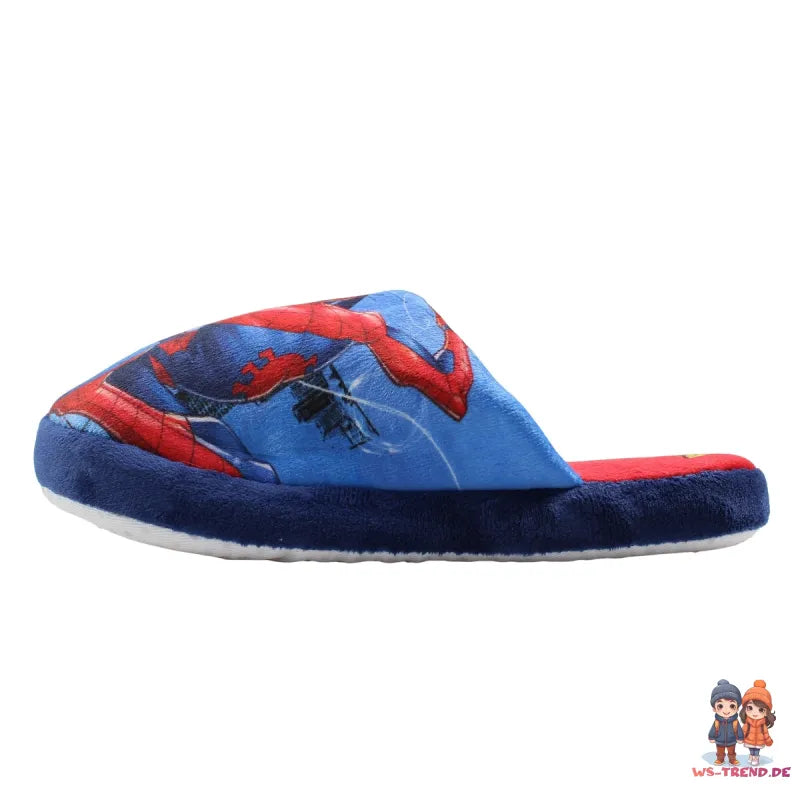 Marvel Spiderman Kinder Jungen Hausschuhe Slipper Schlüpfschuhe Pantoffeln - WS-Trend.de 28 - 34