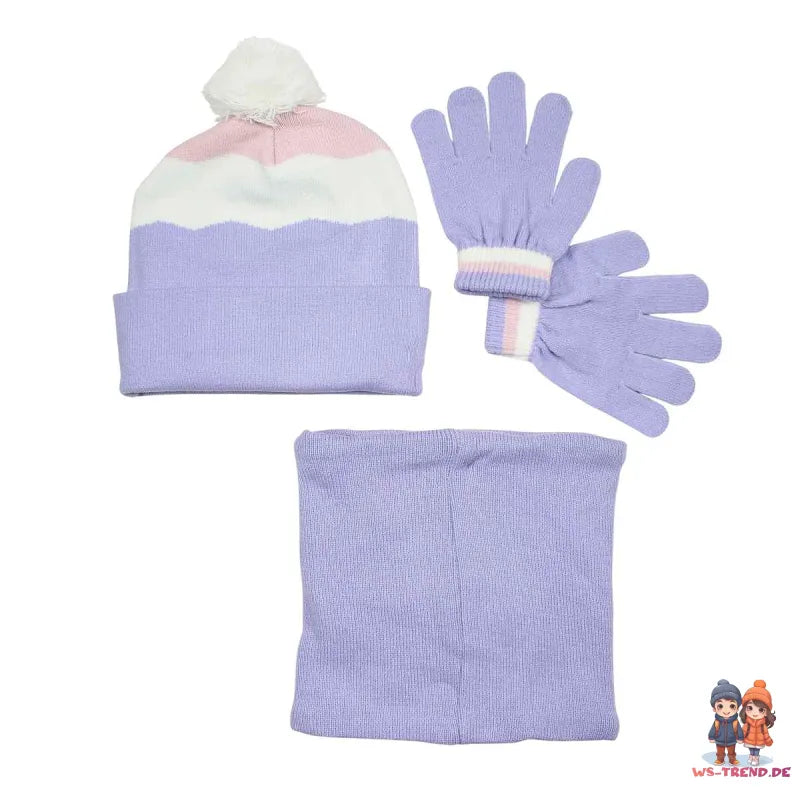 Disney Stitch und Angel Kinder Wintermütze plus Handschuhe Snood - WS-Trend.de