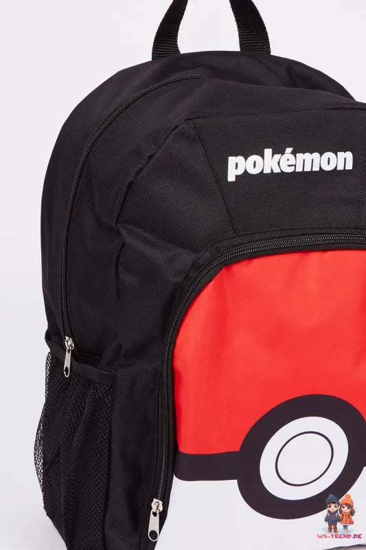 Pokemon Pokeball Jungen Rucksack Schultasche Gr. 40x30x15 cm - WS-Trend.de Backpack Tasche