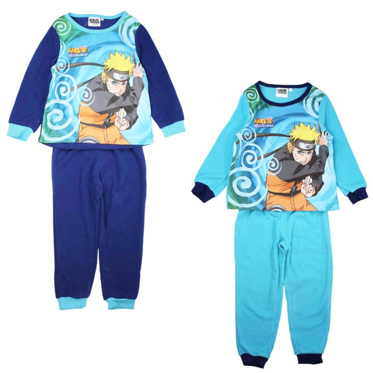 Anime Naruto Shippuden Fleece Jungen Langarm Schlafanzug Pyjama - WS-Trend.de 116-152