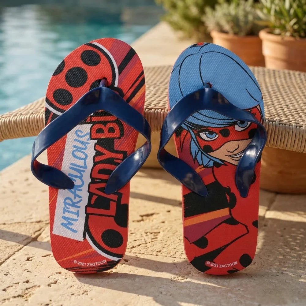 Miraculous Ladybug Kinder Flip Flops Latschen Zehentrenner - WS-Trend.de