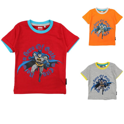 DC Comics Batman Kinder Jungen T-Shirt Kurzarm Shirt - WS-Trend.de 98 - 152 Baumwolle