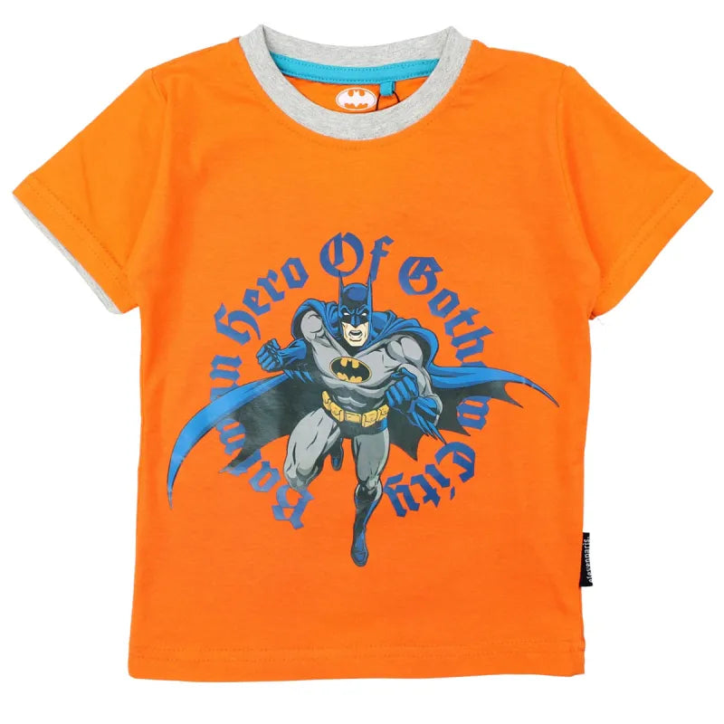 DC Comics Batman Kinder Jungen T-Shirt Kurzarm Shirt - WS-Trend.de 98 - 152 Baumwolle
