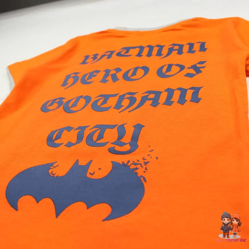 DC Comics Batman Kinder Jungen T-Shirt Kurzarm Shirt - WS-Trend.de 98 - 152 Baumwolle