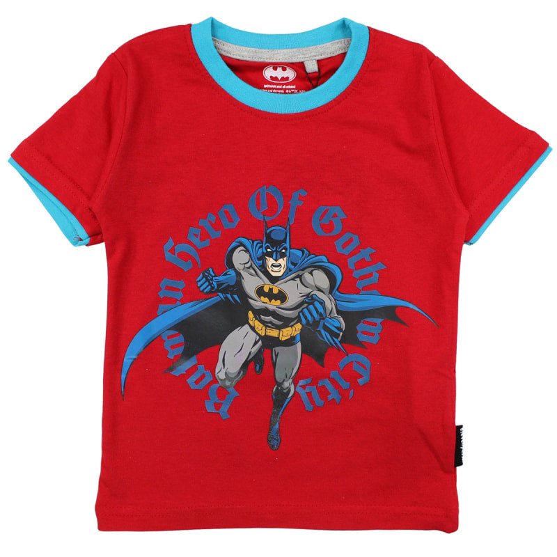 DC Comics Batman Kinder Jungen T-Shirt Kurzarm Shirt - WS-Trend.de 98 - 152 Baumwolle