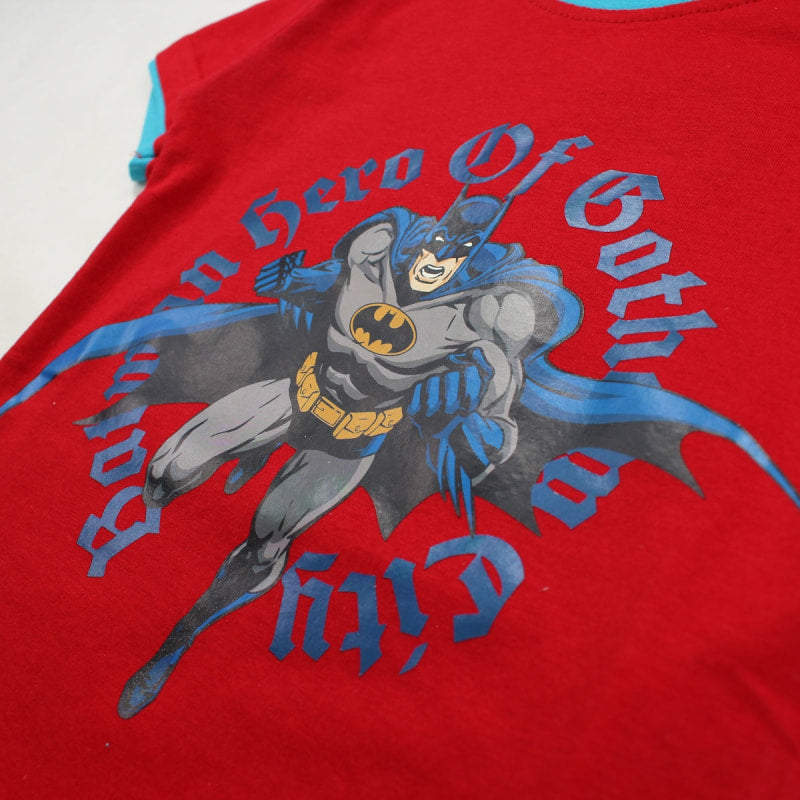 DC Comics Batman Kinder Jungen T-Shirt Kurzarm Shirt - WS-Trend.de 98 - 152 Baumwolle