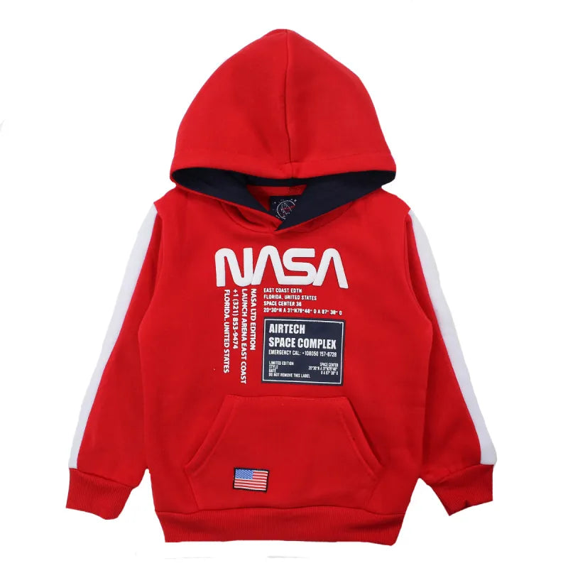 NASA Space Center Kinder Jugend Jungen Kapuzen Hoodie Pullover - WS-Trend.de Sweater 104-164
