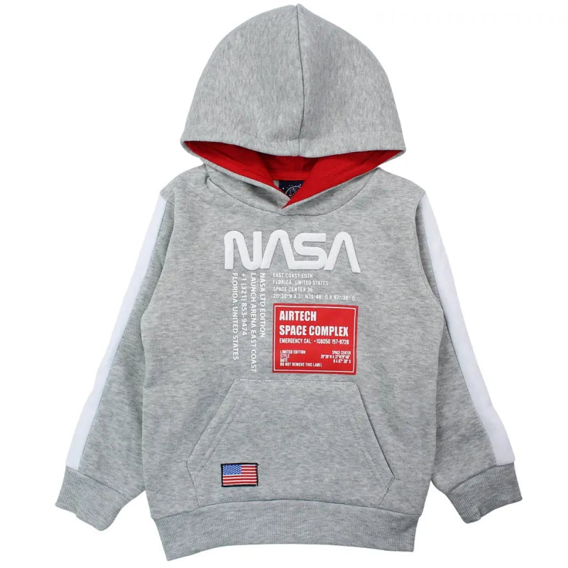 NASA Space Center Kinder Jugend Jungen Kapuzen Hoodie Pullover - WS-Trend.de Sweater 104-164