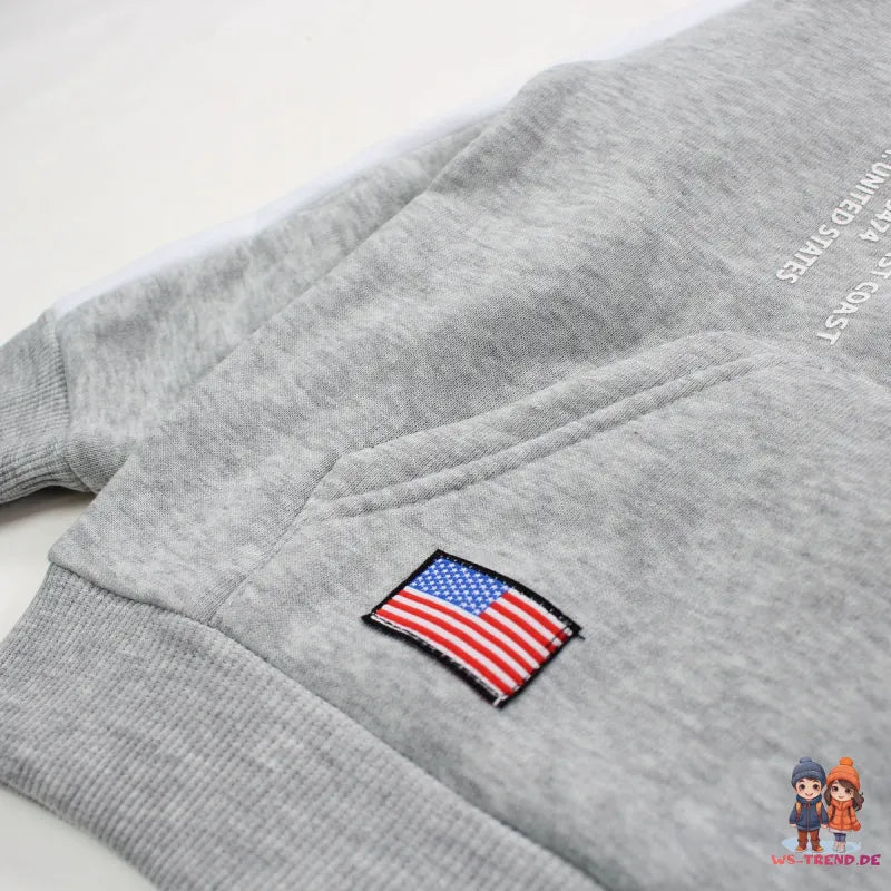NASA Space Center Kinder Jugend Jungen Kapuzen Hoodie Pullover - WS-Trend.de Sweater 104-164