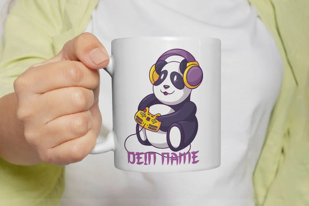 Gamer Panda Kaffeetasse Teetasse - WS-Trend.de