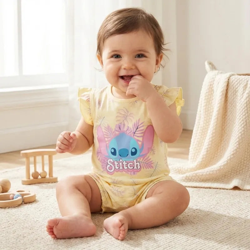 Disney Lilo und Stitch Baby kurzarm Strampler Einteiler - WS-Trend.de