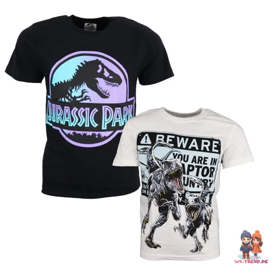 Jurassic World Kinder T-Shirt Jungen - WS-Trend.de Dinos T-Rex Velo 134 bis 164 Baumwolle
