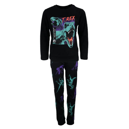 Jurassic World T-Rex Blue Jungen Kinder Pyjama Schlafanzug - WS-Trend.de 134-164 Baumwolle