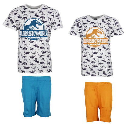 Jurassic World T-Rex Jungen Pyjama Schlafanzug - WS-Trend.de Kinder 134-164 Baumwolle