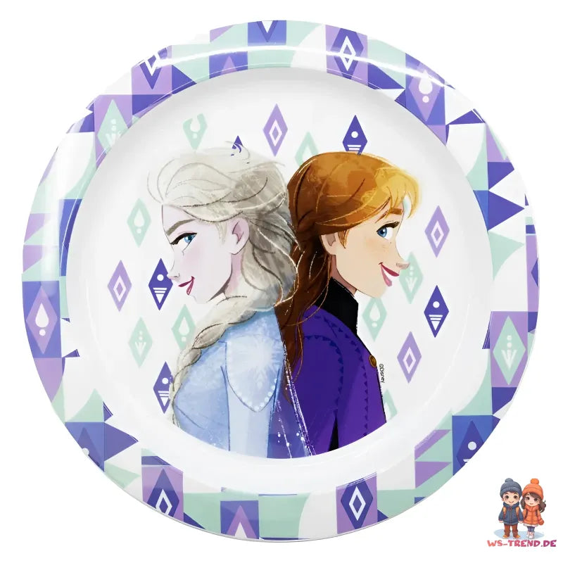 Disney Die Eiskönigin Elsa Kinder Geschirr-Set 3 teilig - WS-Trend.de