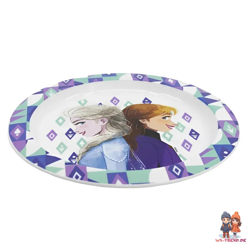 Disney Die Eiskönigin Elsa Kinder Geschirr-Set 3 teilig - WS-Trend.de
