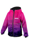 WAMU Mosaic Softshelljacke Kinder Jacke mit Kapuze