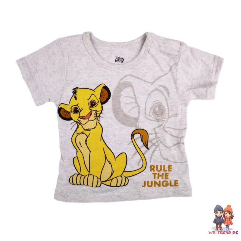 Disney König der Löwen Simba Baby Jungen T-Shirt plus Shorts - WS-Trend.de Kinder Sommerset