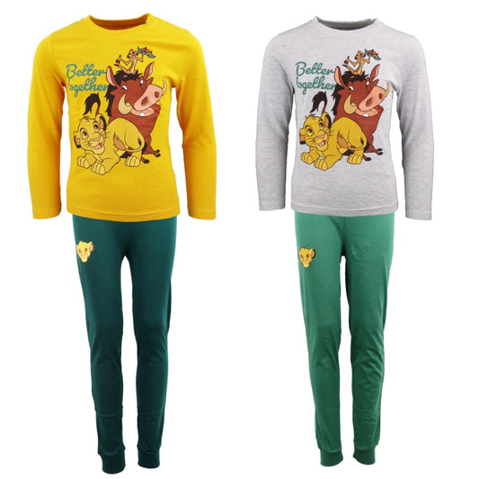 Disney König der Löwen Simba Kinder Pyjama Schlafanzug - WS-Trend.de kurzarm 98 -128 Baumwolle