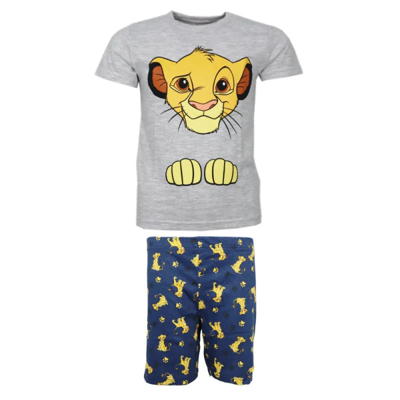 Disney König der Löwen Simba Kinder kurzarm Pyjama Schlafanzug - WS-Trend.de 98 -128