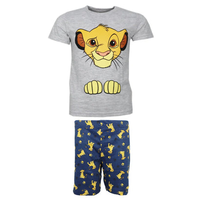 Disney König der Löwen Simba Kinder kurzarm Pyjama Schlafanzug - WS-Trend.de 98 -128