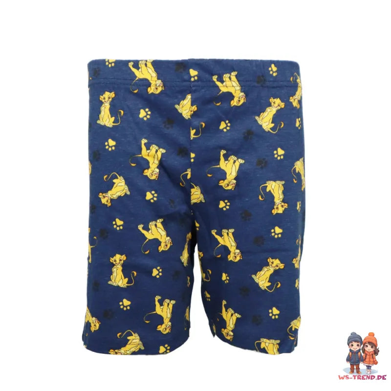 Disney König der Löwen Simba Kinder kurzarm Pyjama Schlafanzug - WS-Trend.de 98 -128