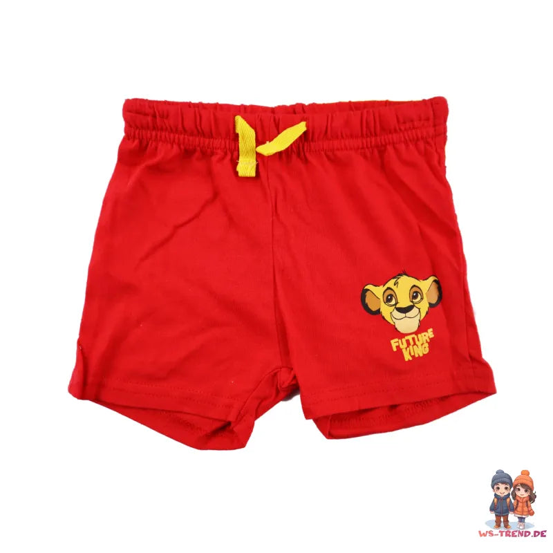 Disney König der Löwen Simba Baby Jungen Set T-Shirt plus Shorts - WS-Trend.de Kinder Sommerset