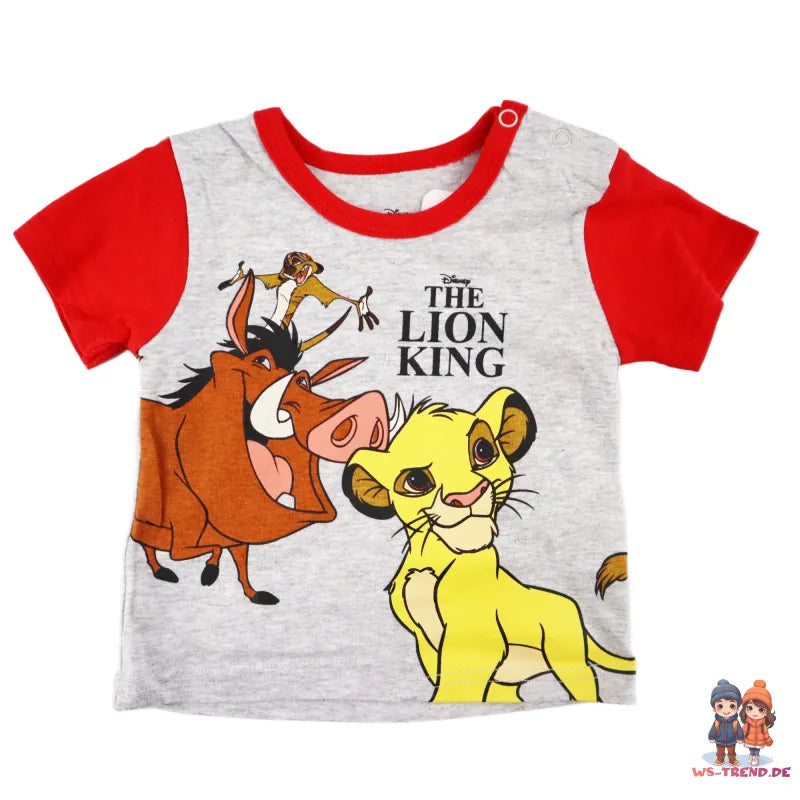 Disney König der Löwen Simba Baby Jungen Set T-Shirt plus Shorts - WS-Trend.de Kinder Sommerset