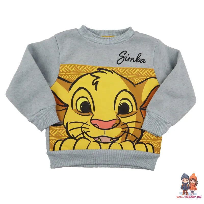 König der Löwen Simba Kinder Sport Jogginganzug - WS-Trend.de Sportanzug Trainingsanzug Hose Pullover 92-128