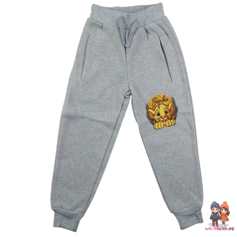 König der Löwen Simba Kinder Sport Jogginganzug - WS-Trend.de Sportanzug Trainingsanzug Hose Pullover 92-128