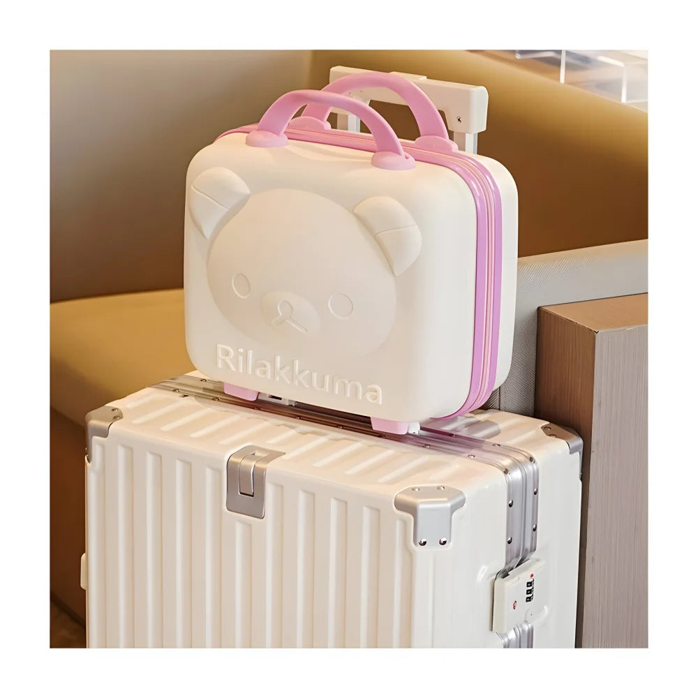 Rilakkuma Kosmetik Reisekoffer Kosmetikkoffer ABS Koffer 30x24x16 cm - WS-Trend.de