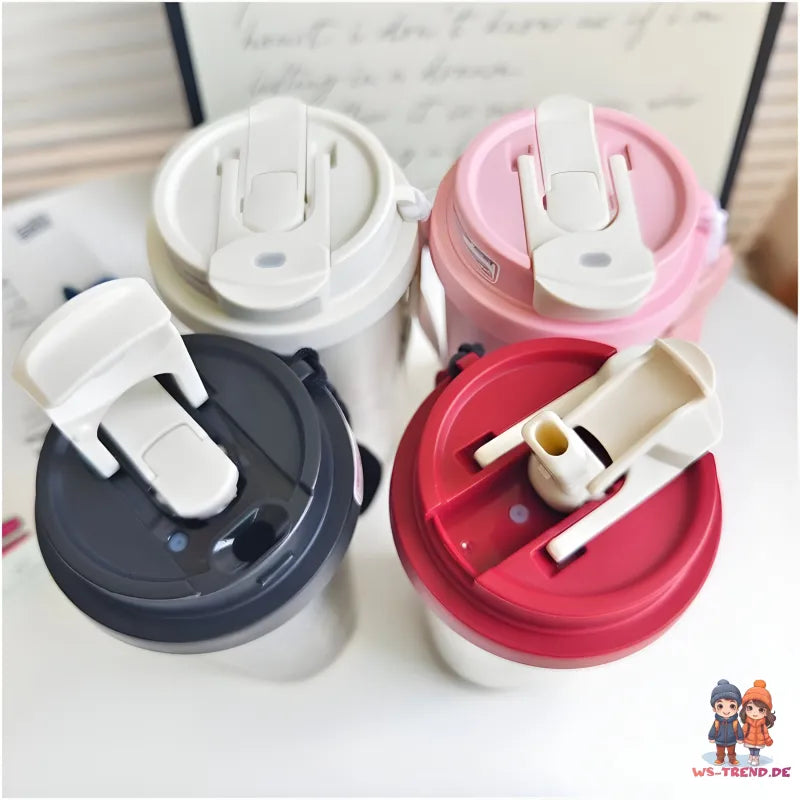 Lovely and Flower Isolierter Kaffeebecher Thermobecher Becher To-Go 550 ml - WS-Trend.de