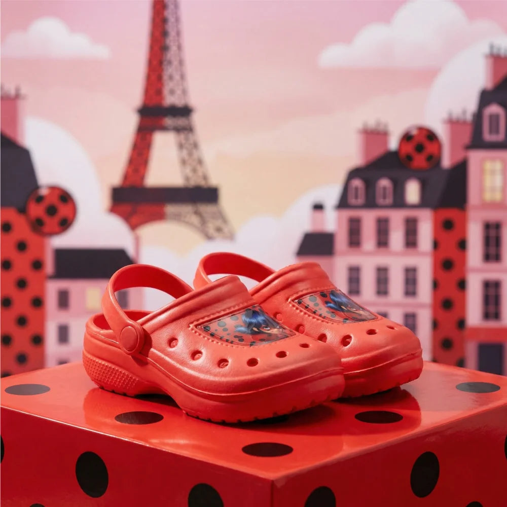 Miraculous Ladybug - Kinder Clogs - WS-Trend.de Mädchen Badeschuhe Hausschuhe Sandalen 24-31