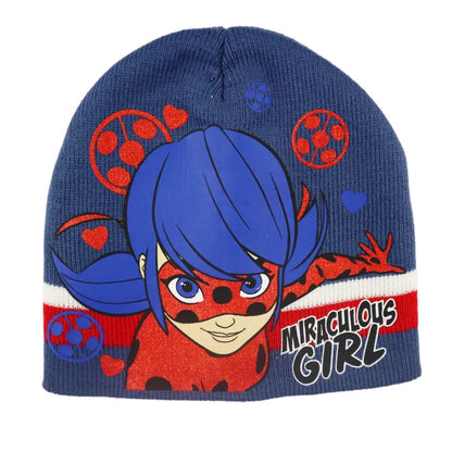 Miraculous Ladybug Kinder 3tlg. Herbst Wintermütze Schal plus Handschuhe - WS-Trend.de