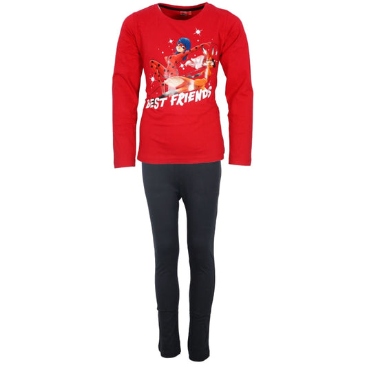 Miraculous Ladybug Rena Rouge Kinder Schlafanzug Pyjama - WS-Trend.de lang 110 - 140 Baumwolle