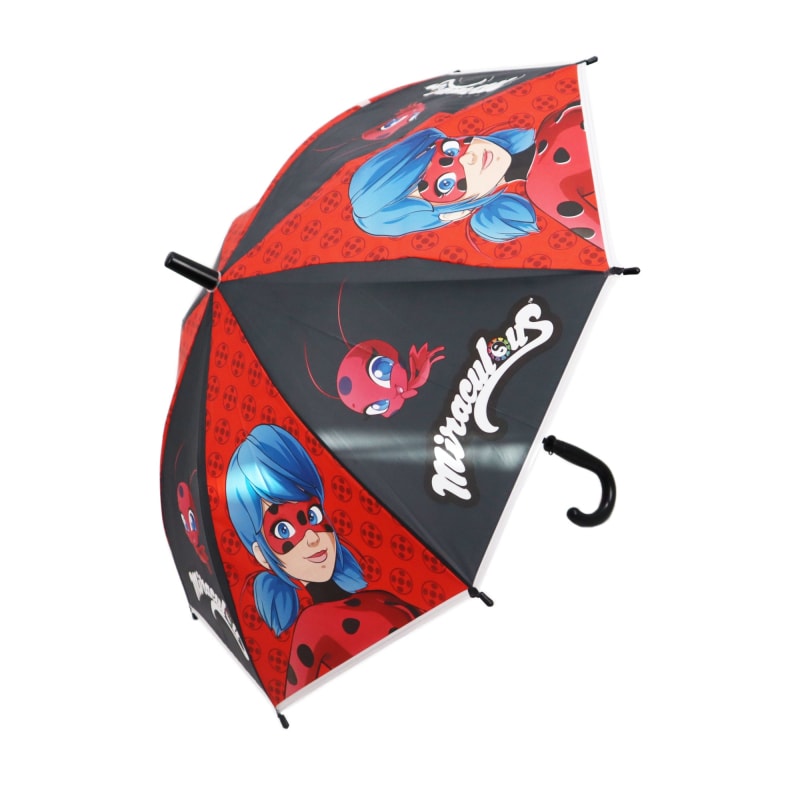 Miraculous Ladybug Kinder Regenschirm plus Regenponcho - WS-Trend.de Schirm D 75cm Gr.116-134