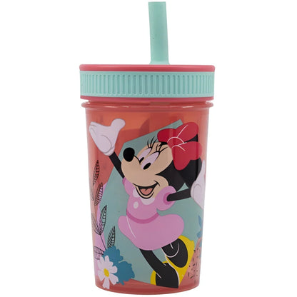 Disney Minnie Maus Kinder Trinkbecher Becher integriertem Halm 465 ml - WS-Trend.de