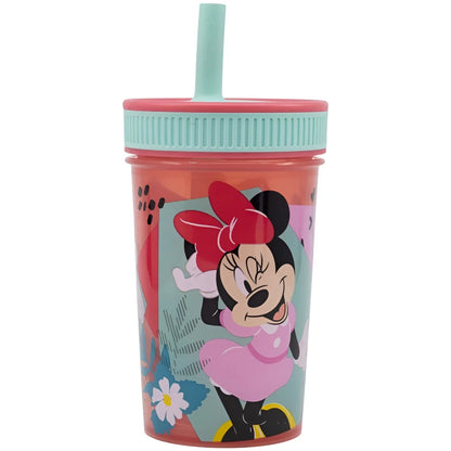Disney Minnie Maus Kinder Trinkbecher Becher integriertem Halm 465 ml - WS-Trend.de