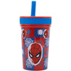 Marvel Spiderman Kinder Trinkbecher Becher integriertem Halm 465 ml