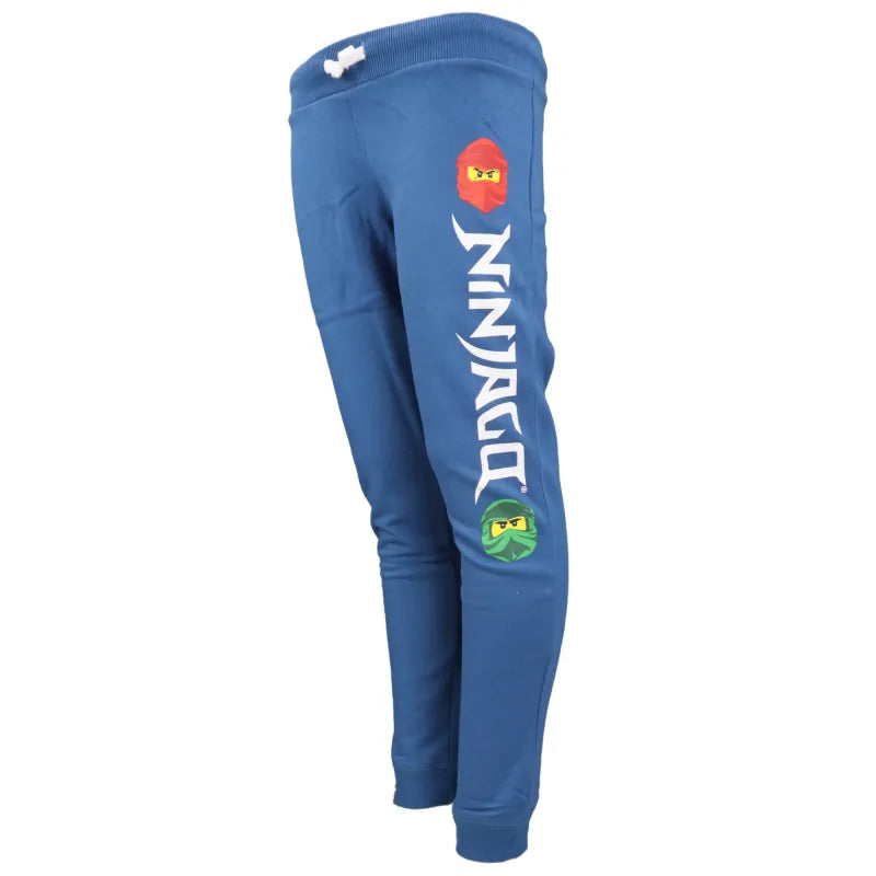 LEGO® Ninjago Kinder Jogginghose - WS-Trend.de Sporthose Hose 98 bis 128 Blau Grau