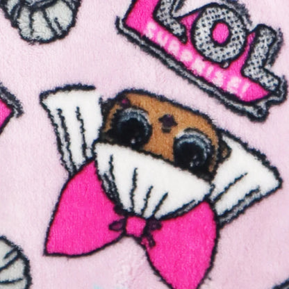 LOL Surprise Kinder Mikrofaser Bademantel in Rosa - WS-Trend.de