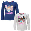 LOL Surprise Glamlife Kinder Mädchen langarm T-Shirt Langarmshirt