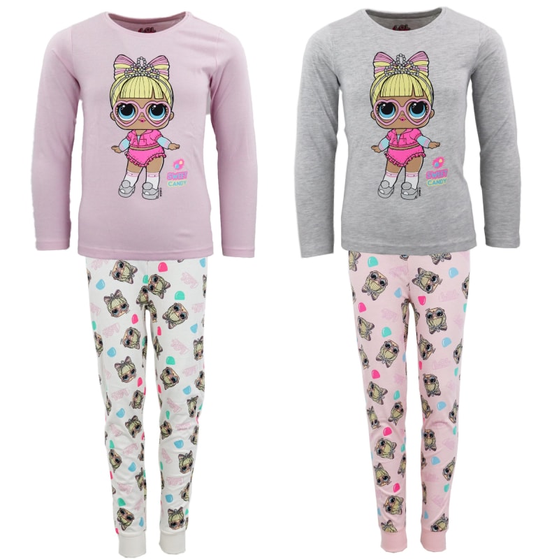 LOL Surprise Kinder Mädchen langarm Schlafanzug Pyjama - WS-Trend.de 98-128